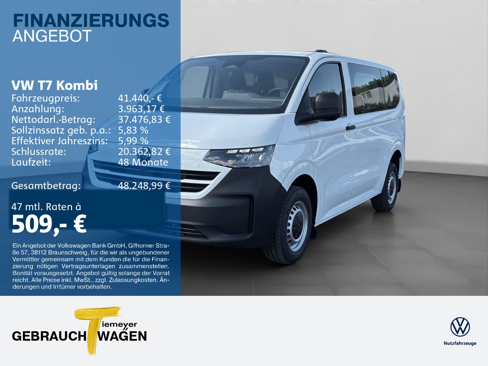 Volkswagen T7 Kombi – Bild 1