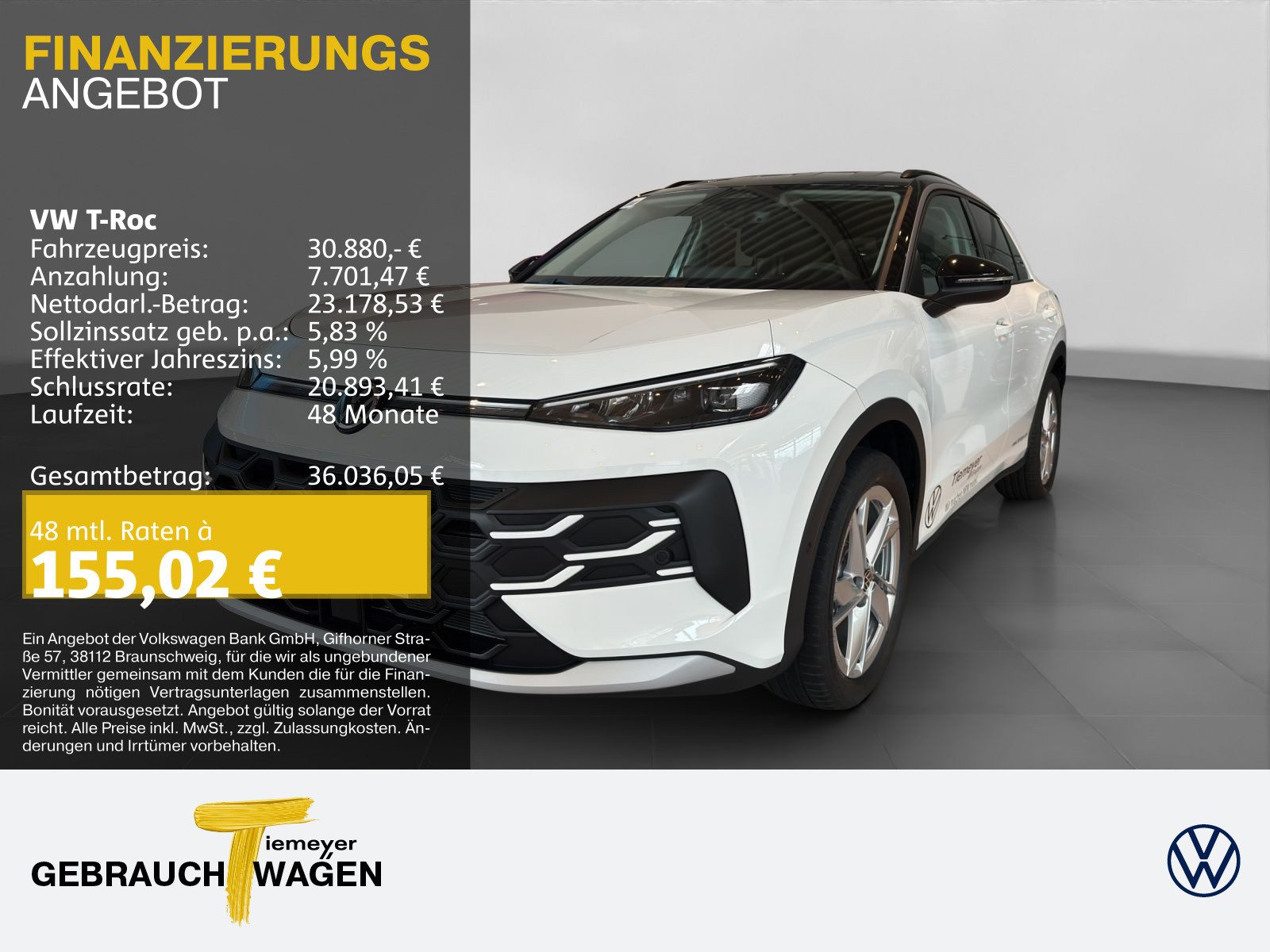 Volkswagen T-Roc – Bild 1