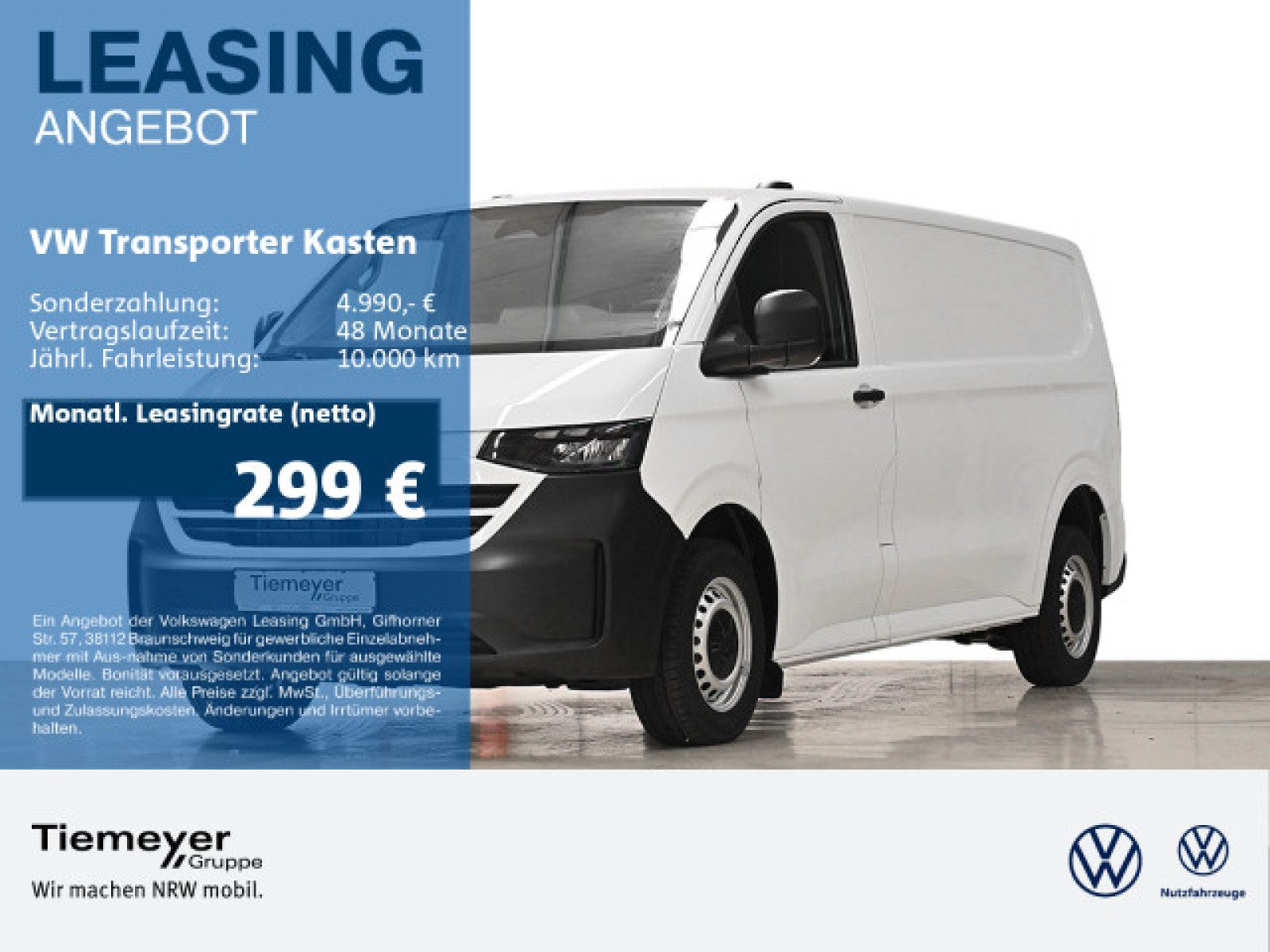Volkswagen Transporter Kasten – Bild 1