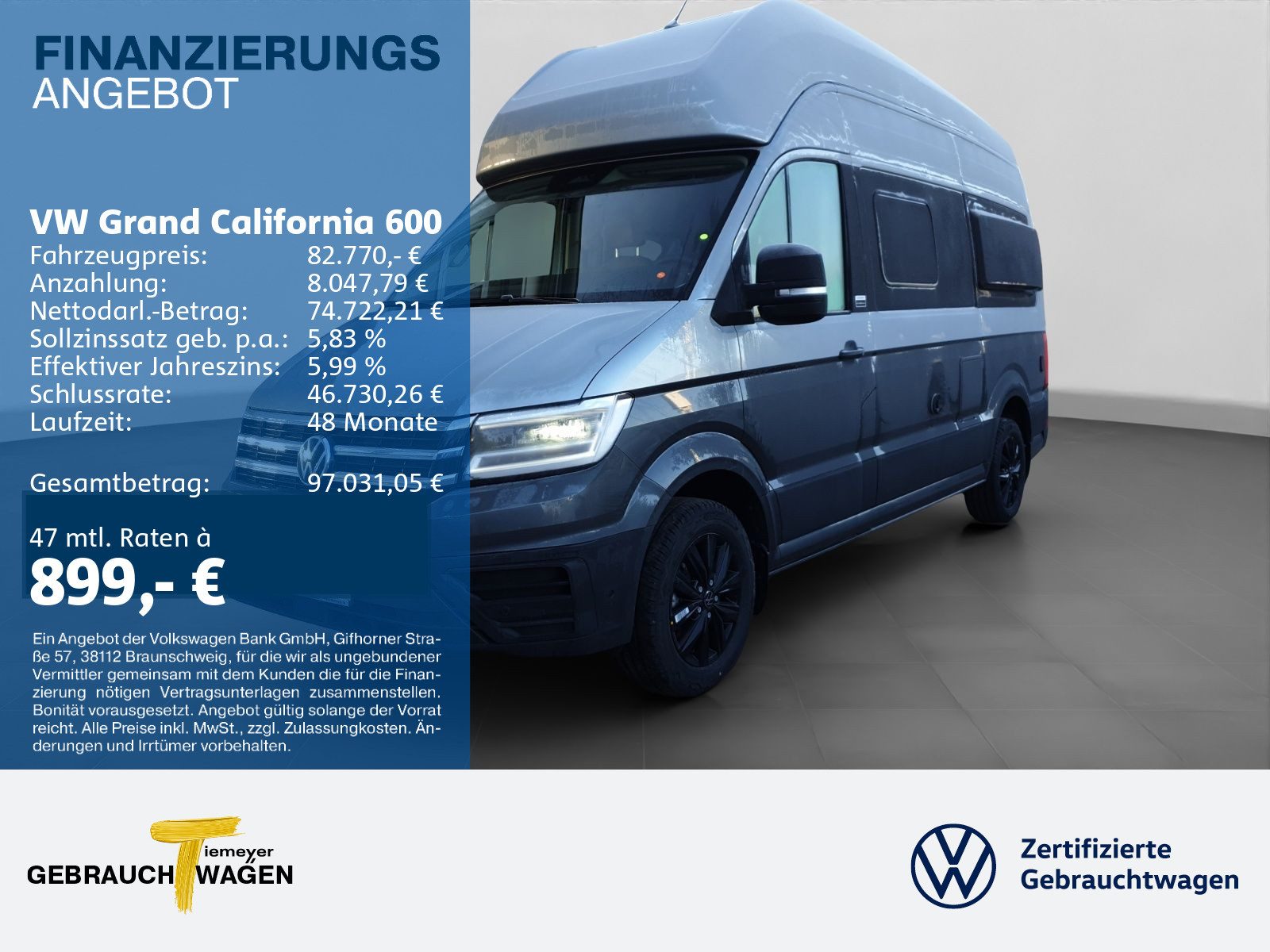 Volkswagen Grand California 600 – Bild 1