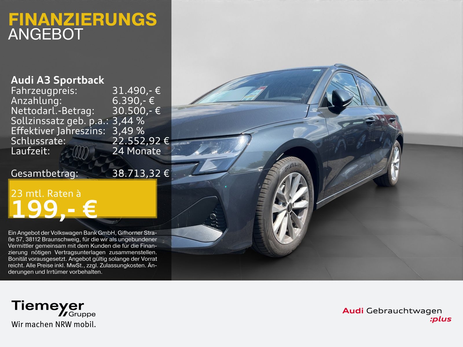 Audi A3 Sportback – Foto 1