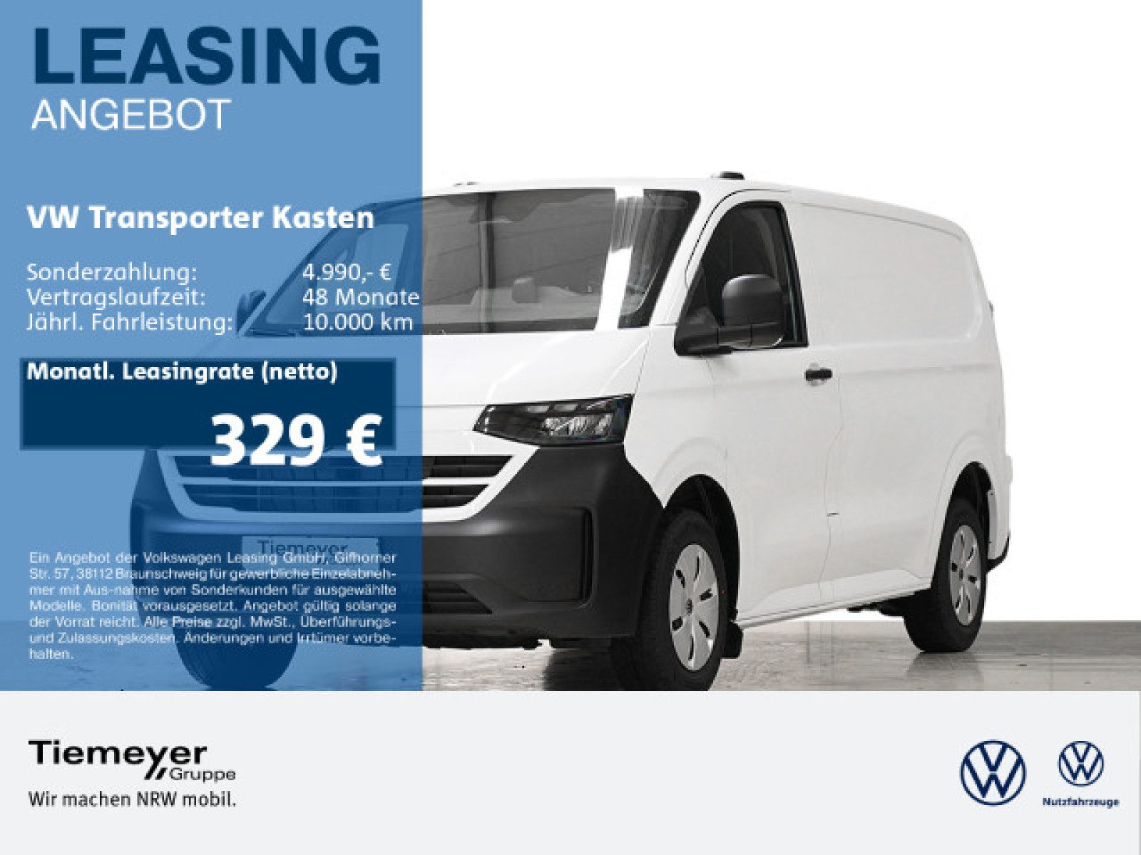 Volkswagen Transporter Kasten – Bild 1