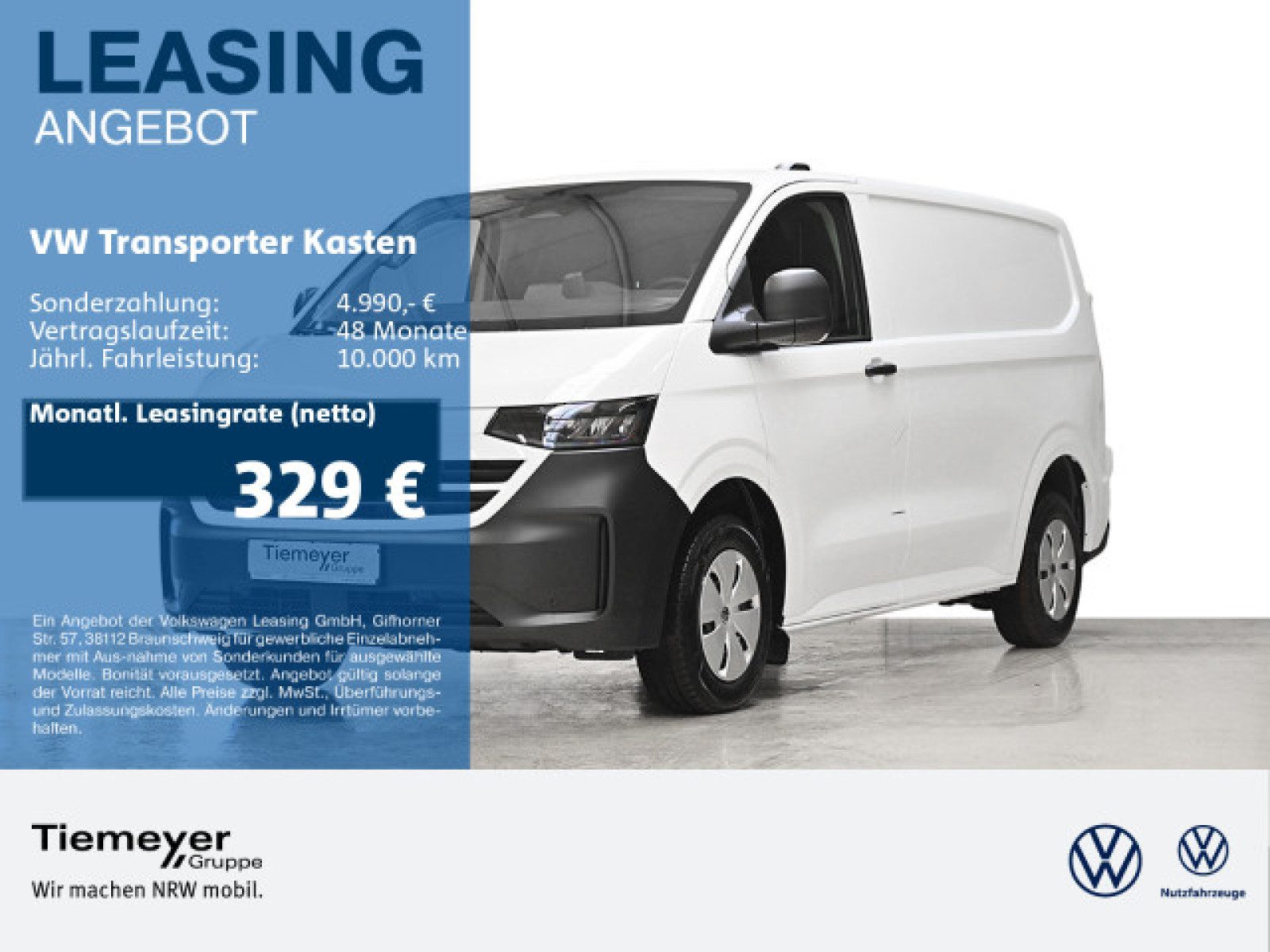 Volkswagen Transporter Kasten – Bild 1