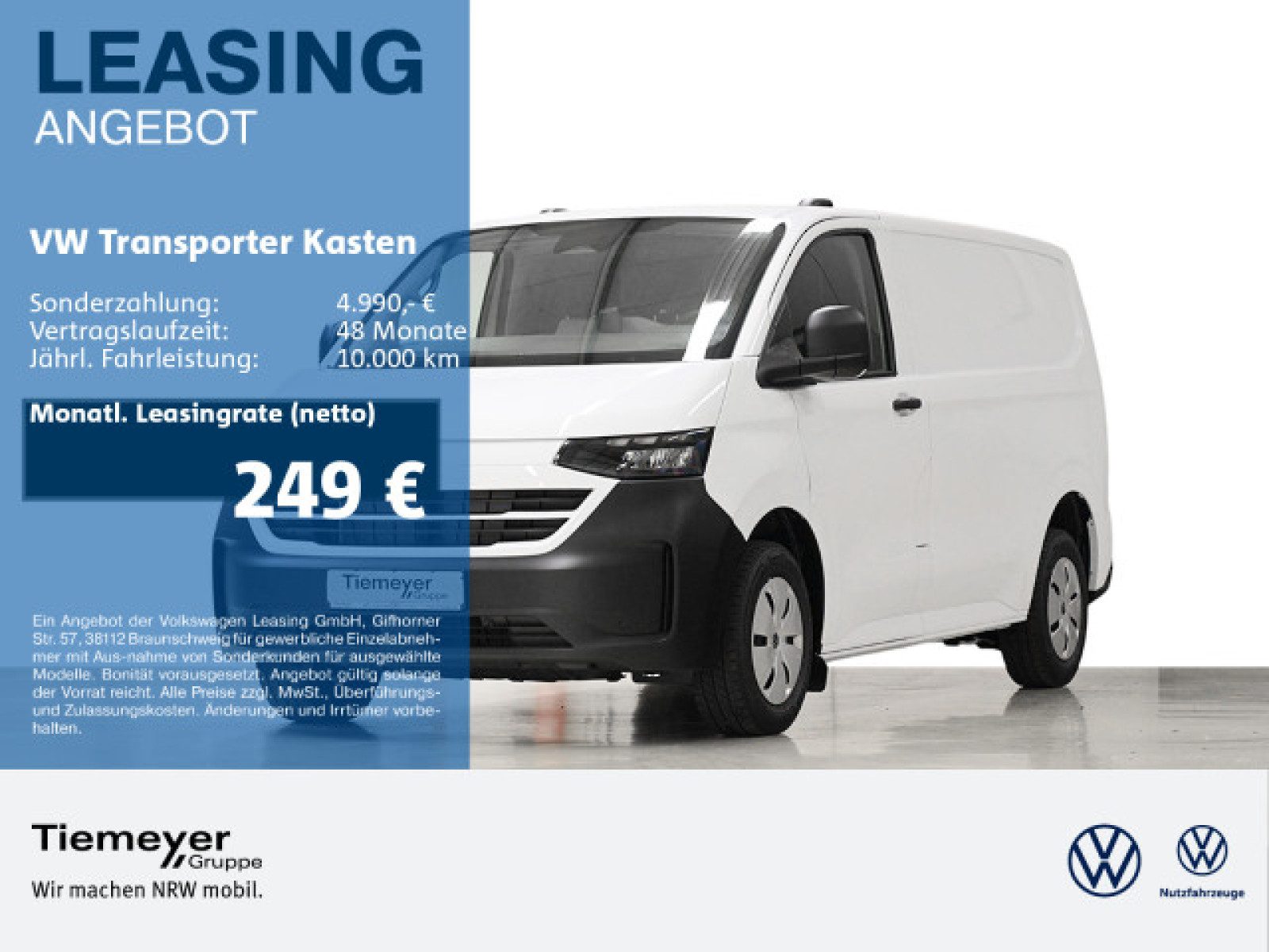 Volkswagen Transporter Kasten – Bild 1