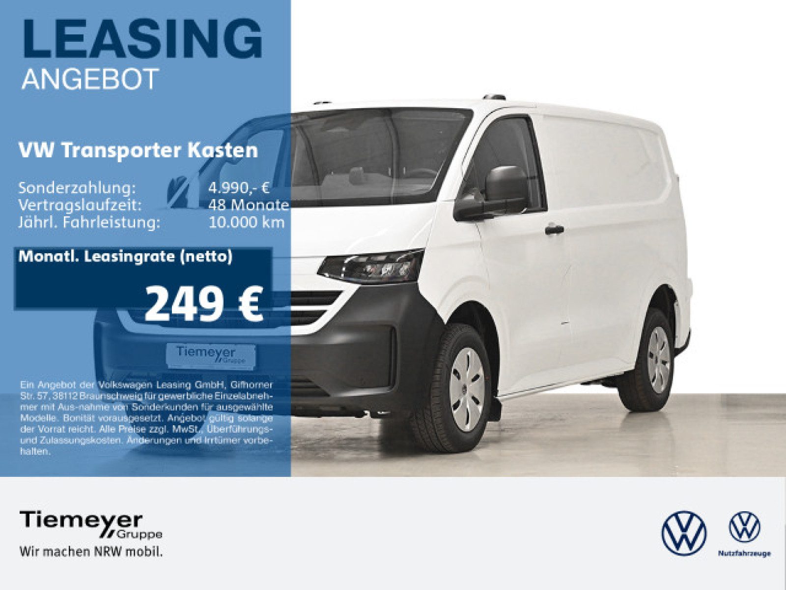 Volkswagen Transporter Kasten – Bild 1