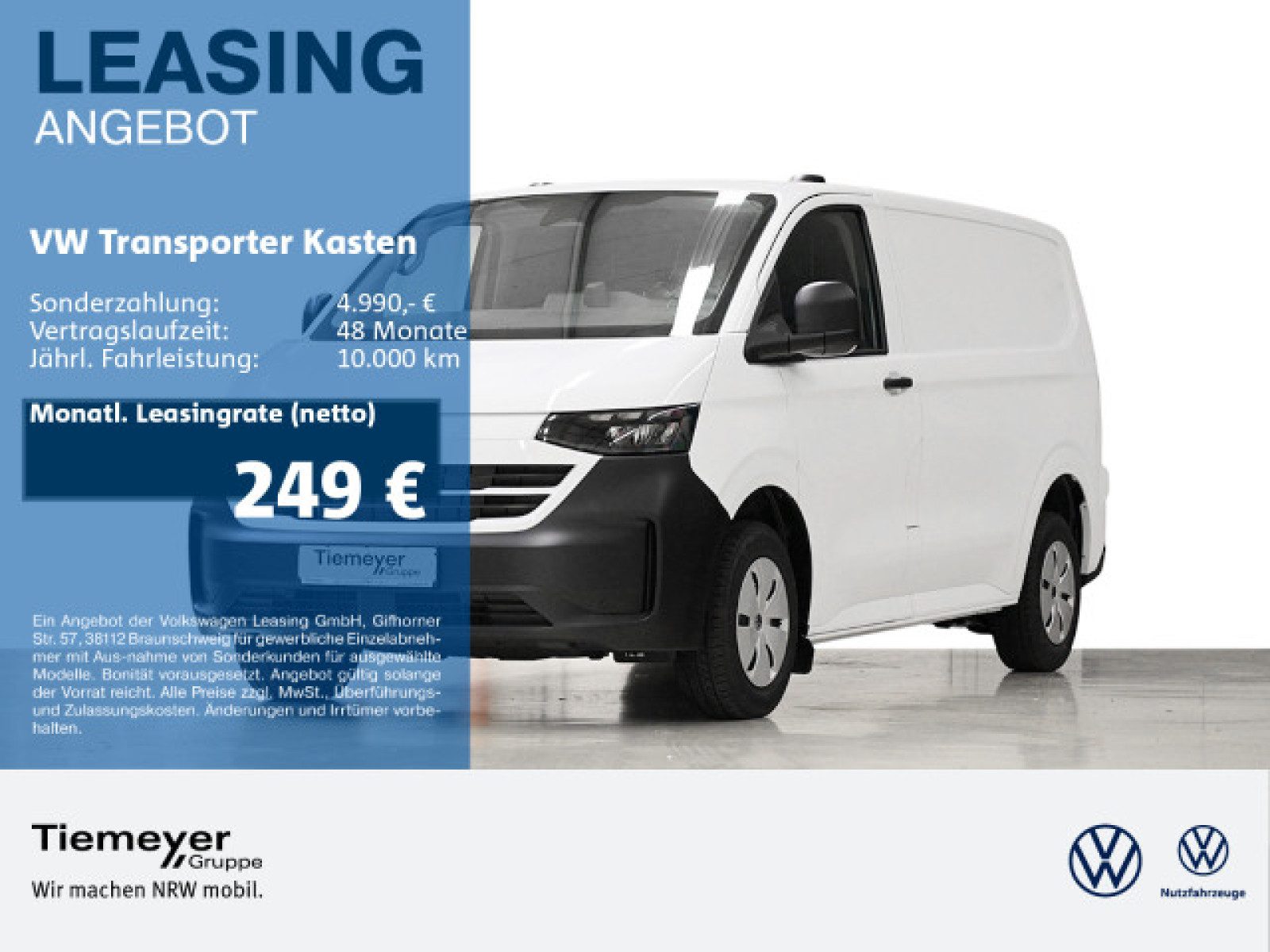 Volkswagen Transporter Kasten – Bild 1