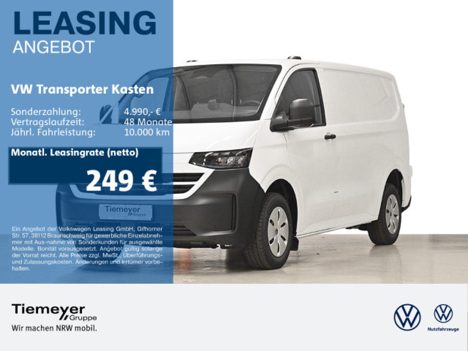 Volkswagen Transporter Kasten – Bild 1
