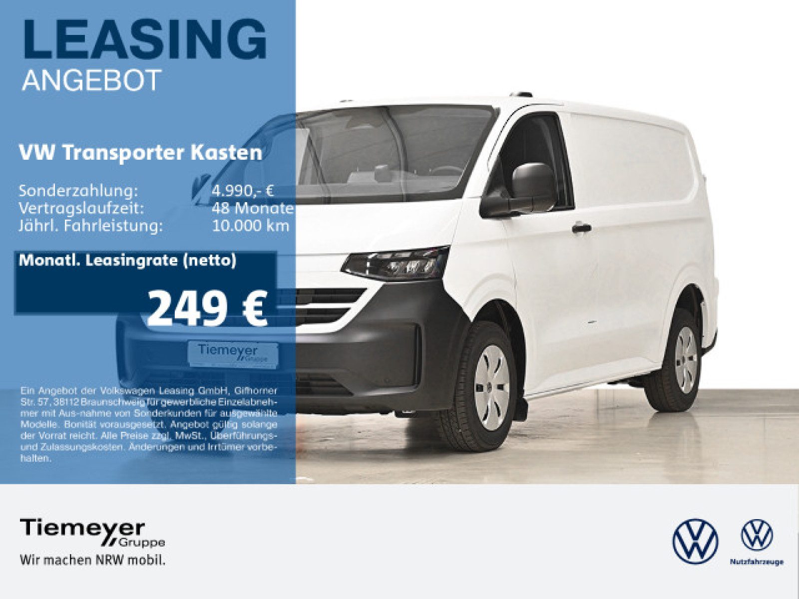 Volkswagen Transporter Kasten – Bild 1