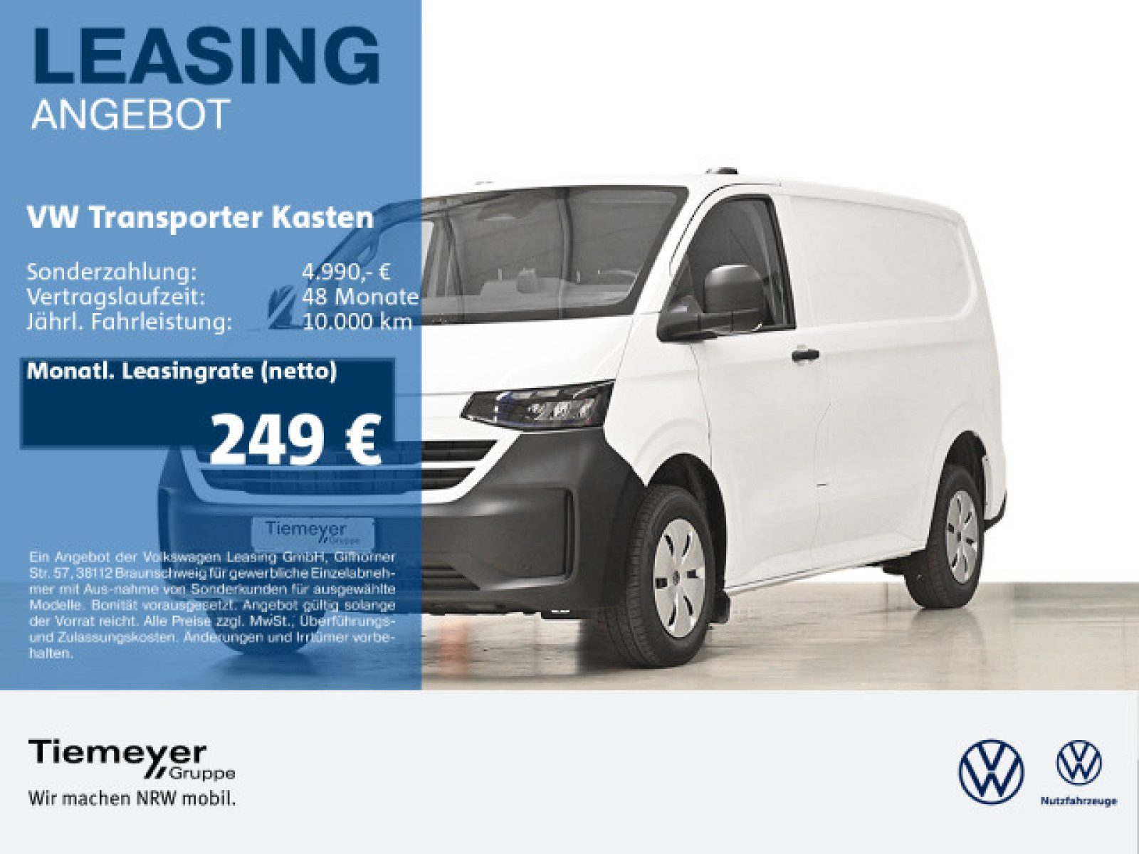 Volkswagen Transporter Kasten – Bild 1
