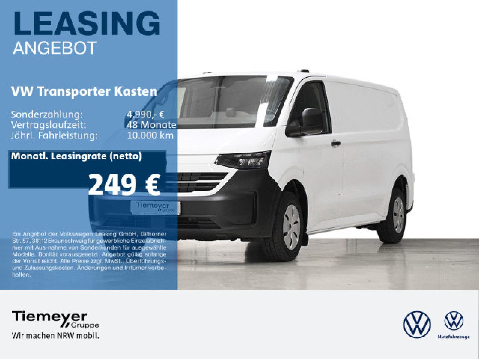 Volkswagen Transporter Kasten – Bild 1