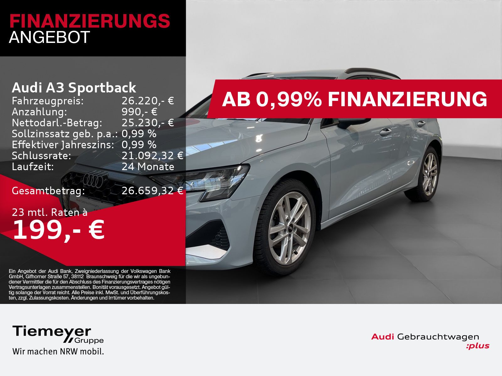 Audi A3 Sportback – Bild 1