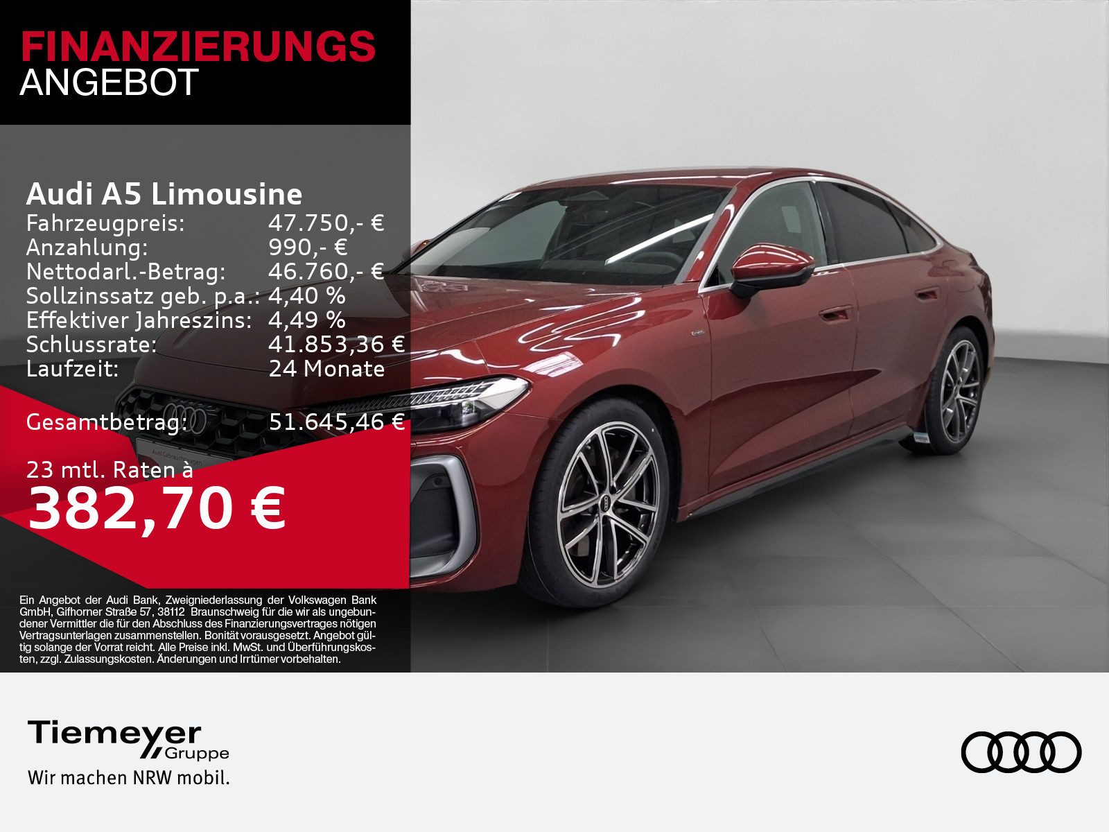 Audi A5 Limousine – Bild 1