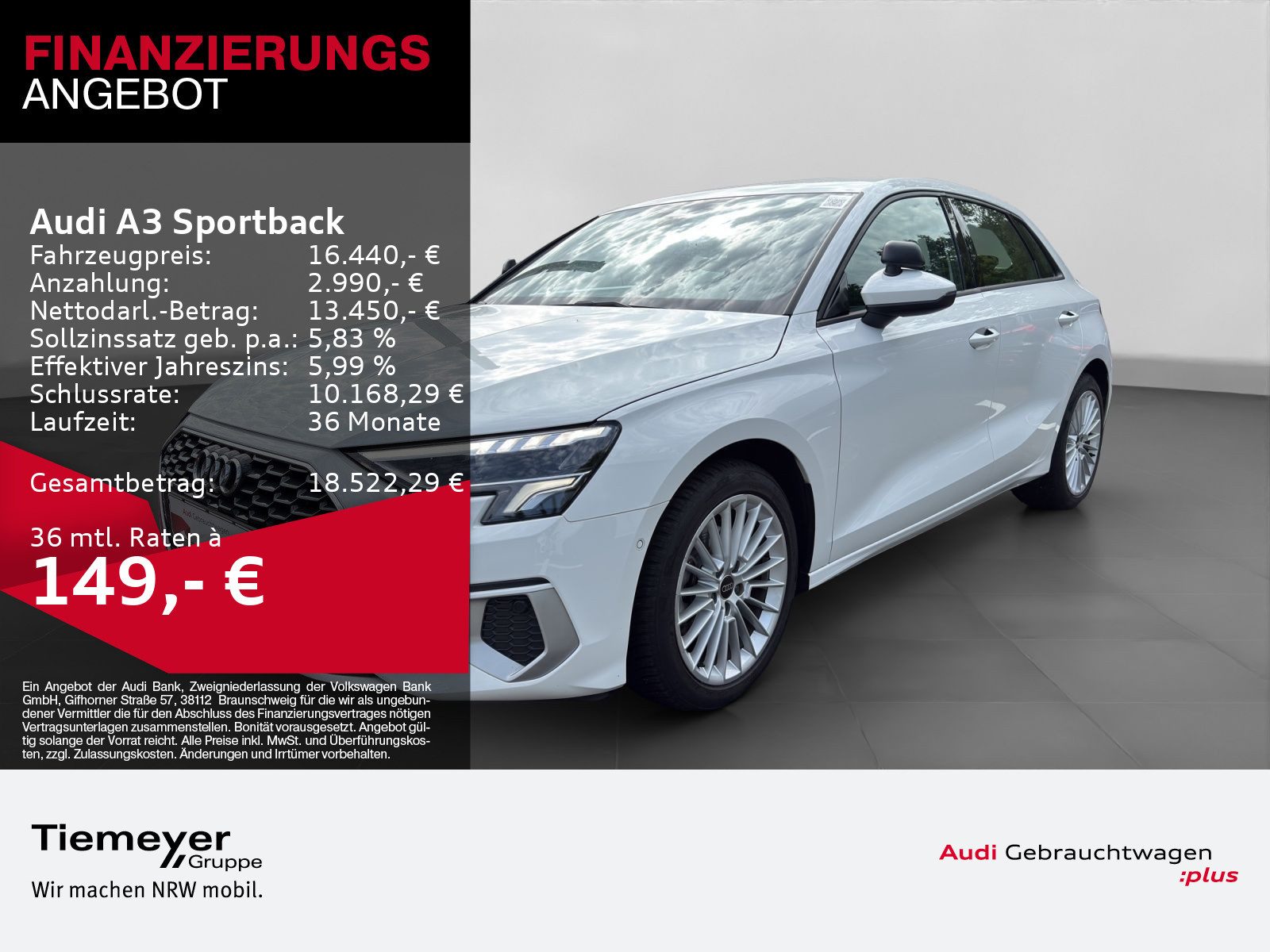 Audi A3 Sportback – Bild 1