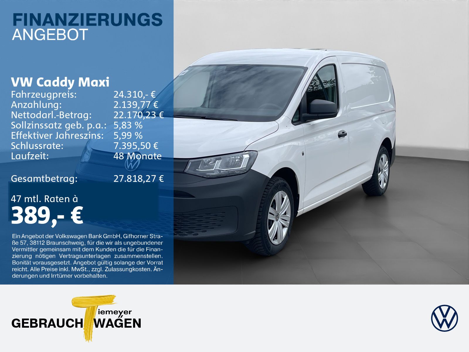 Volkswagen Caddy Maxi – Bild 1