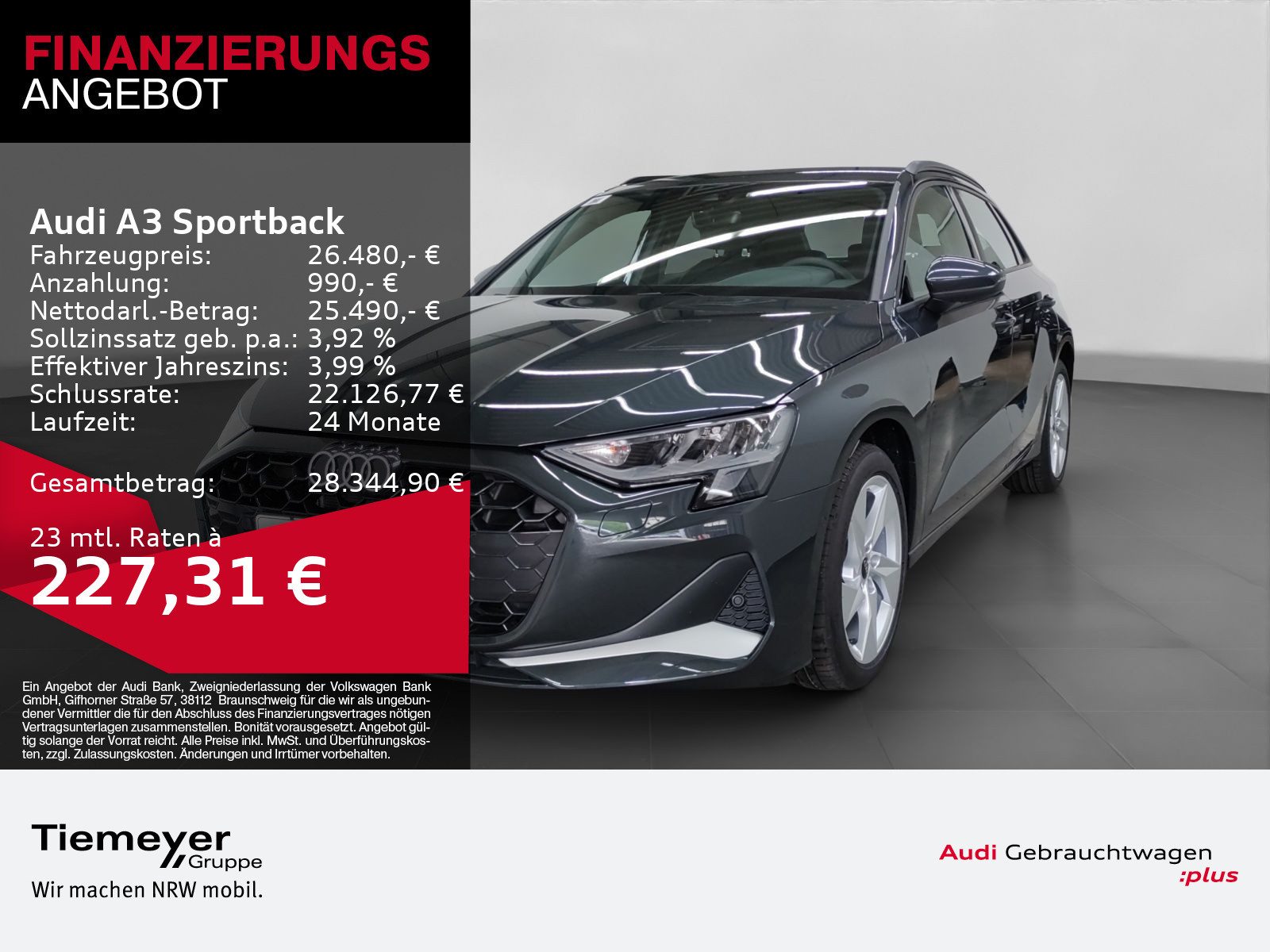 Audi A3 Sportback – Bild 1