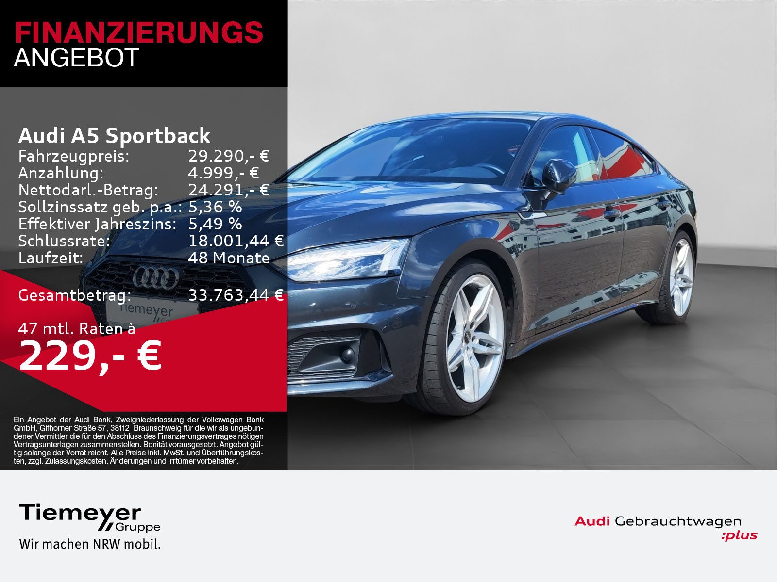 Audi A5 Sportback – Bild 1