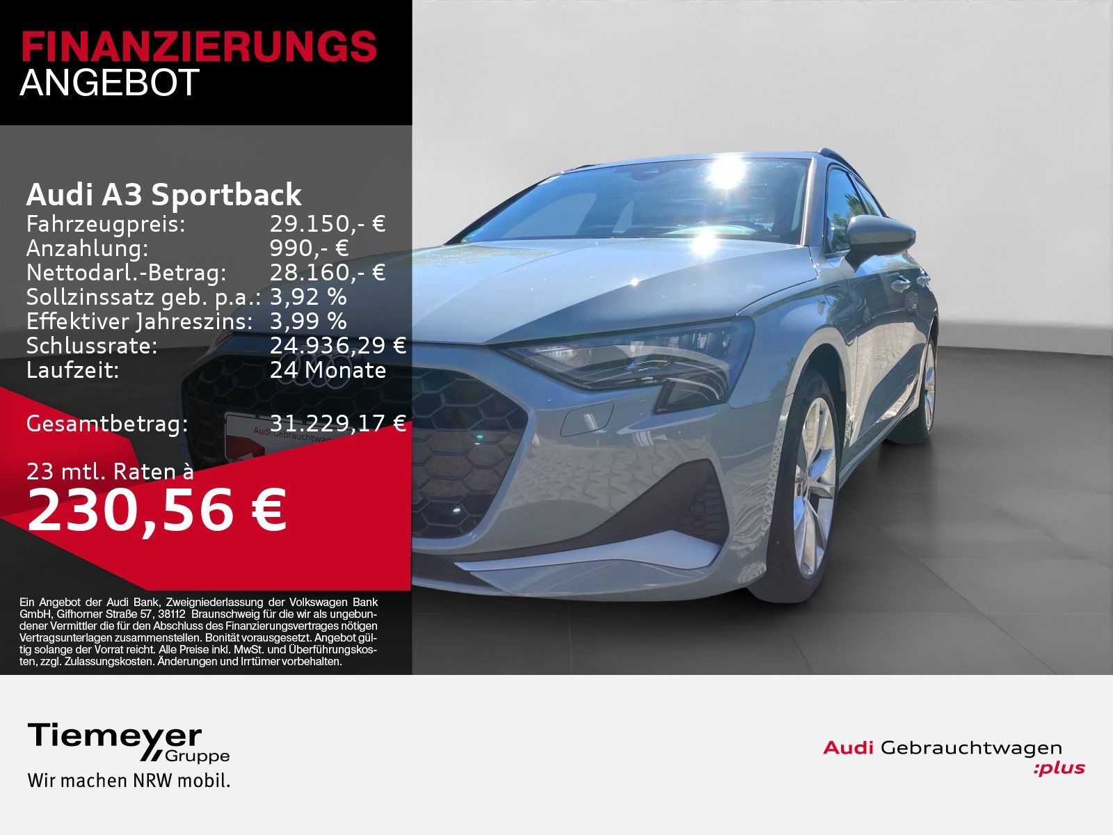 Audi A3 Sportback – Foto 1