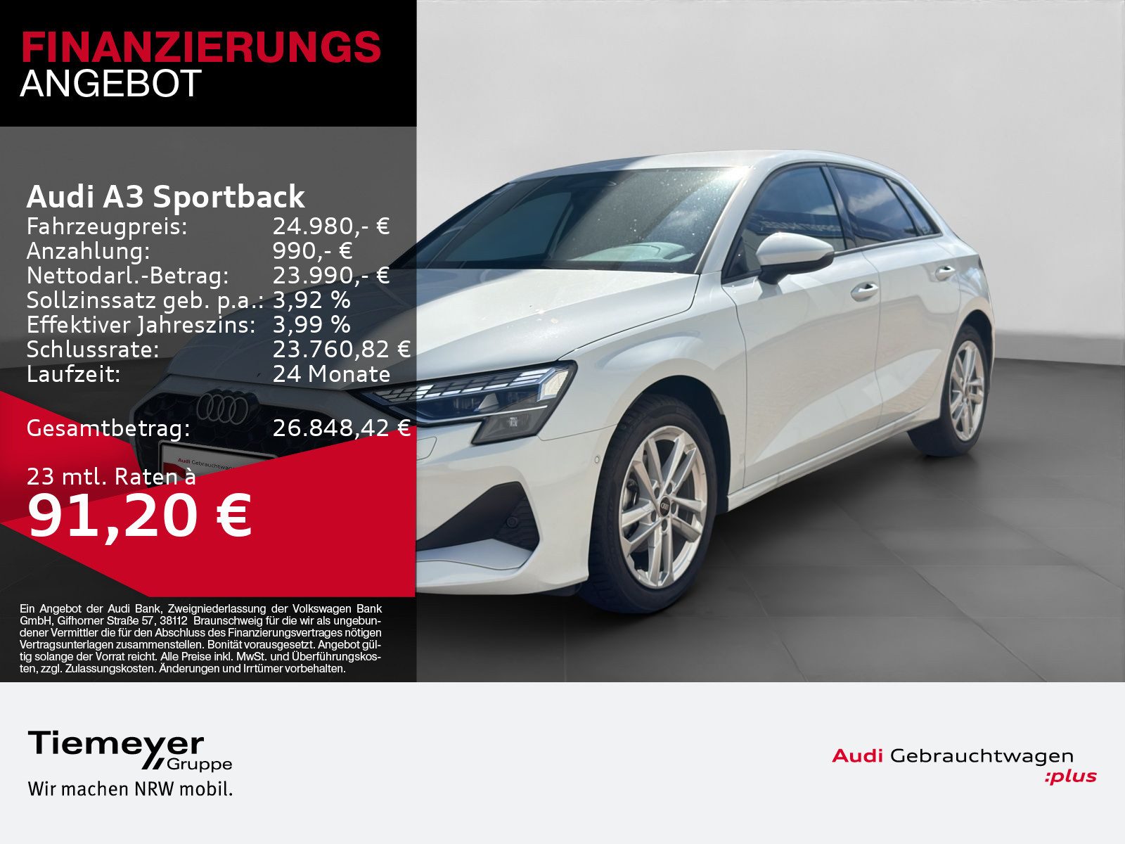 Audi A3 Sportback – Bild 1