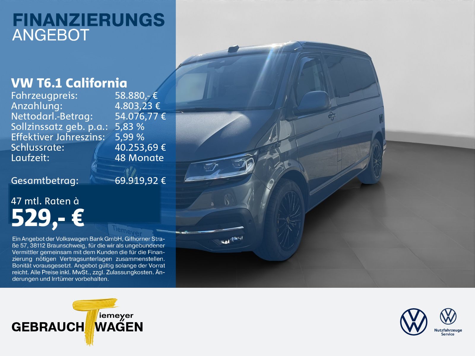 Volkswagen T6.1 California – Bild 1