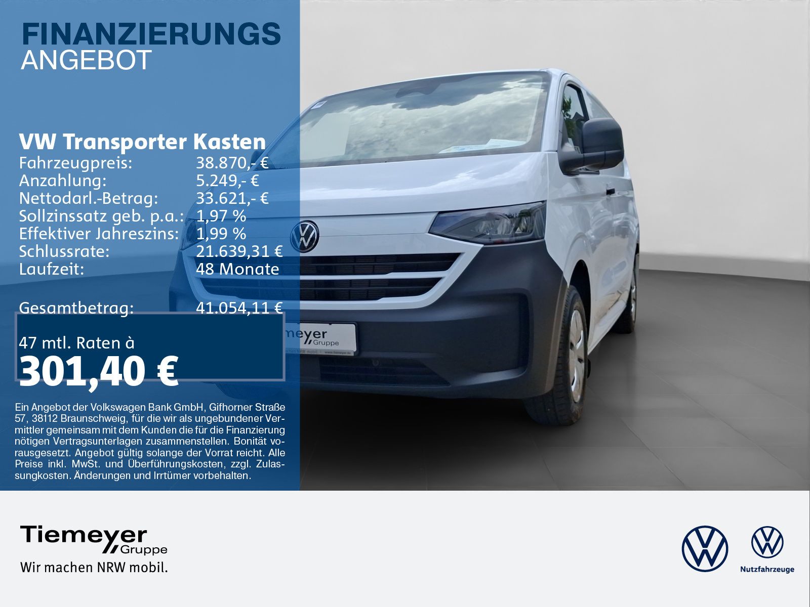 Volkswagen Transporter Kasten – Bild 1