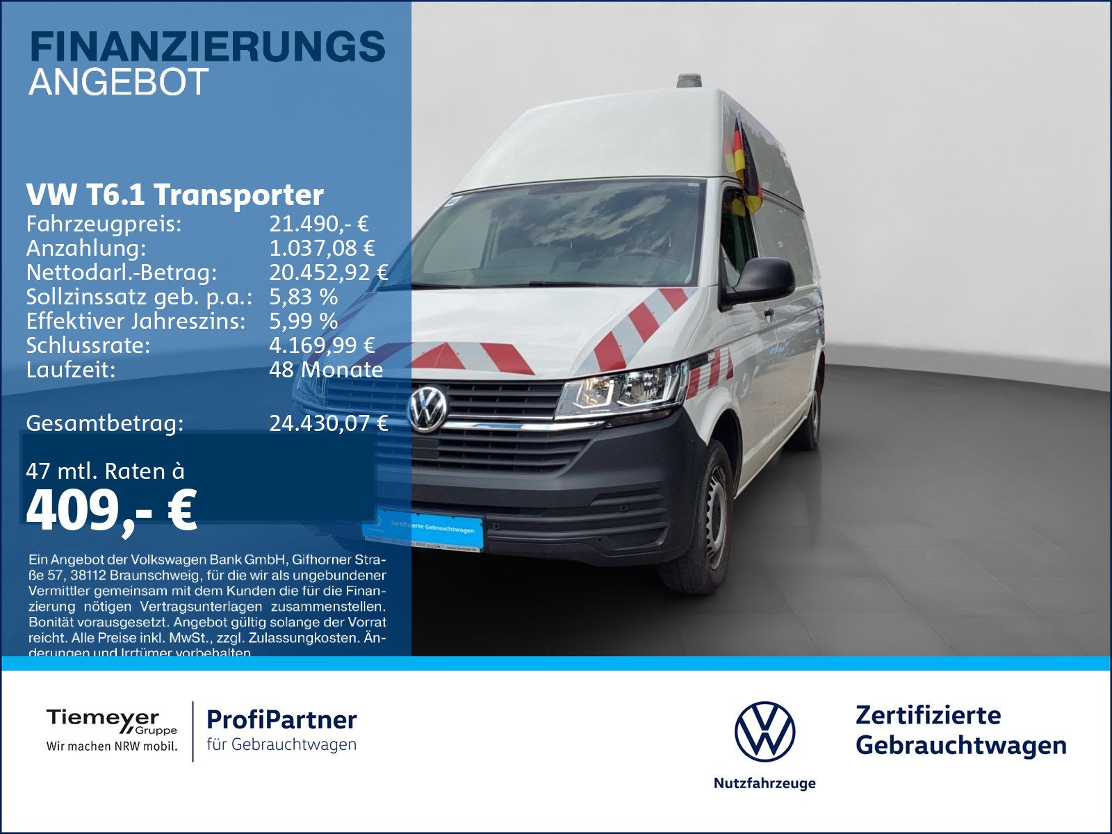 Volkswagen T6.1 Transporter – Bild 1
