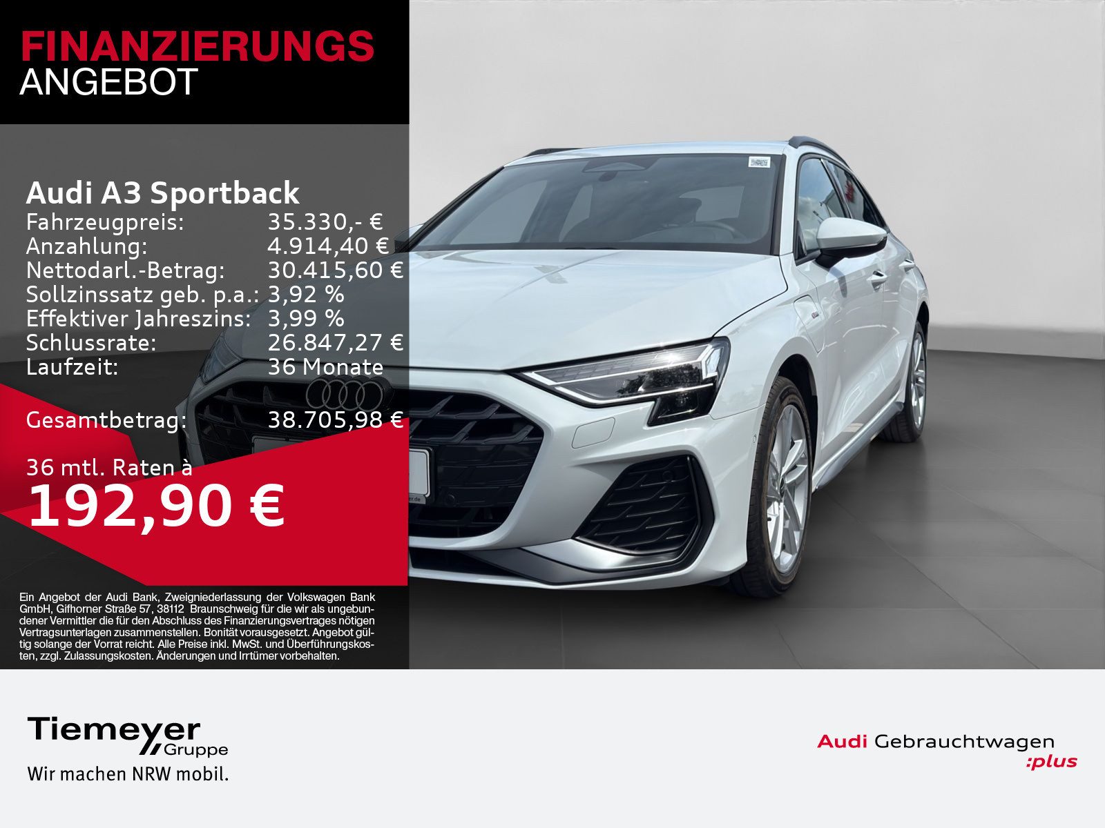 Audi A3 Sportback – Bild 1