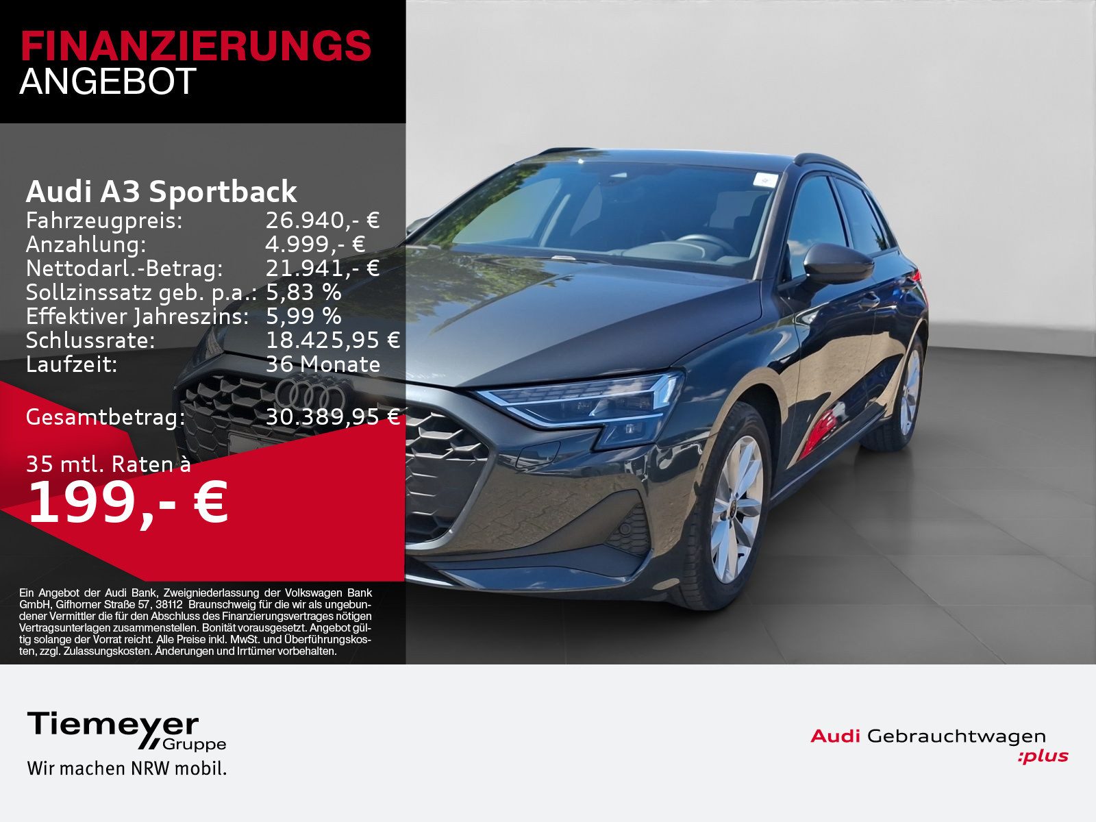 Audi A3 Sportback – Bild 1