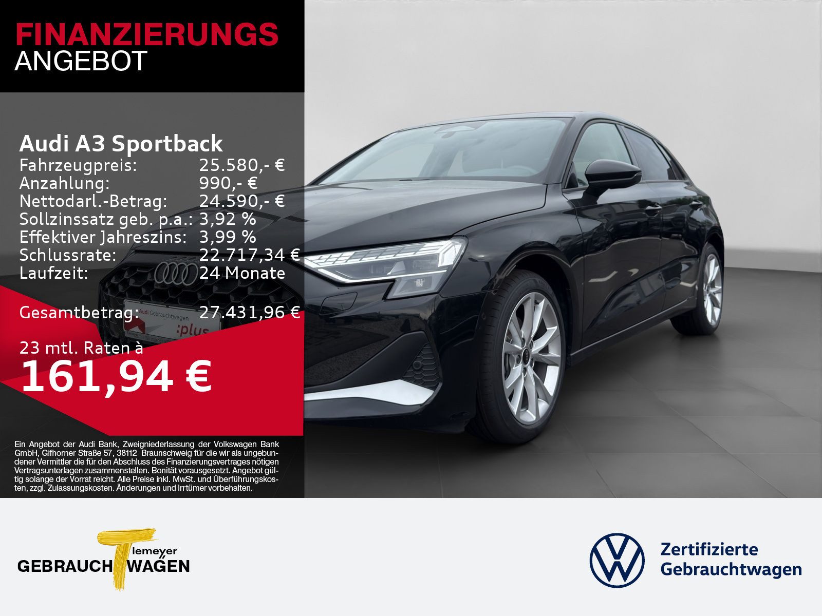 Audi A3 Sportback – Bild 1
