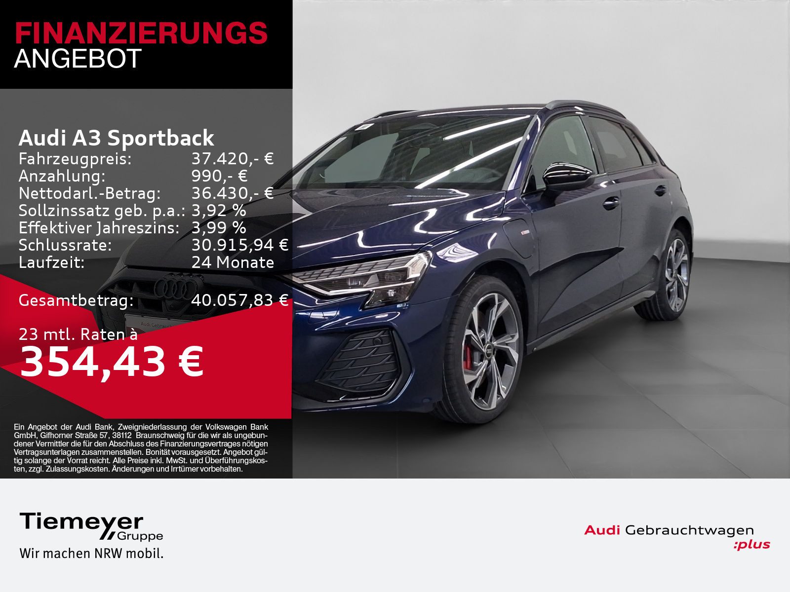 Audi A3 Sportback – Bild 1