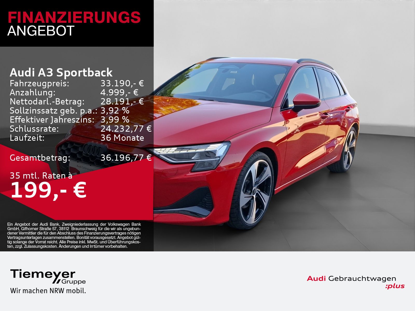 Audi A3 Sportback – Bild 1