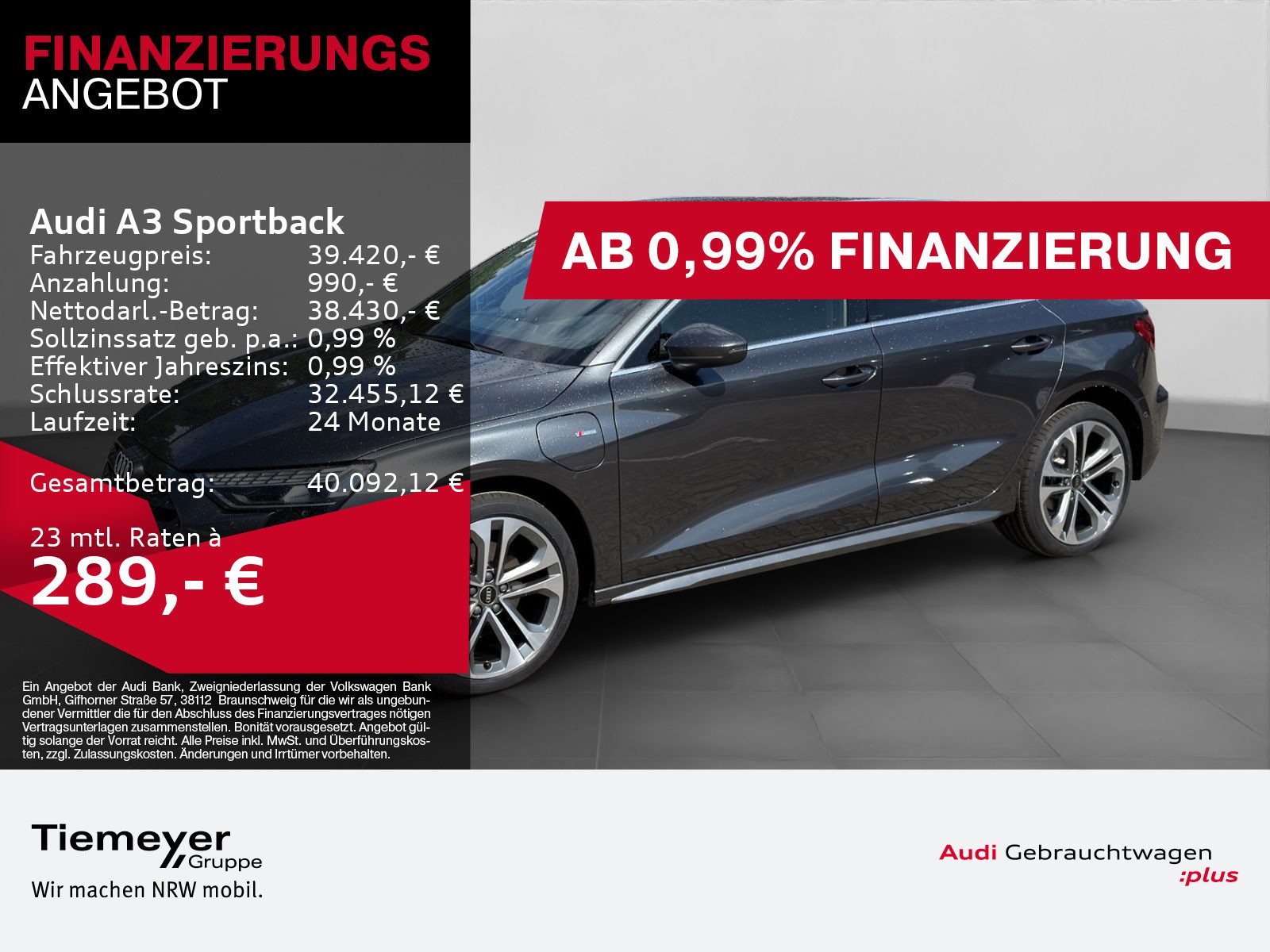 Audi A3 Sportback – Bild 1