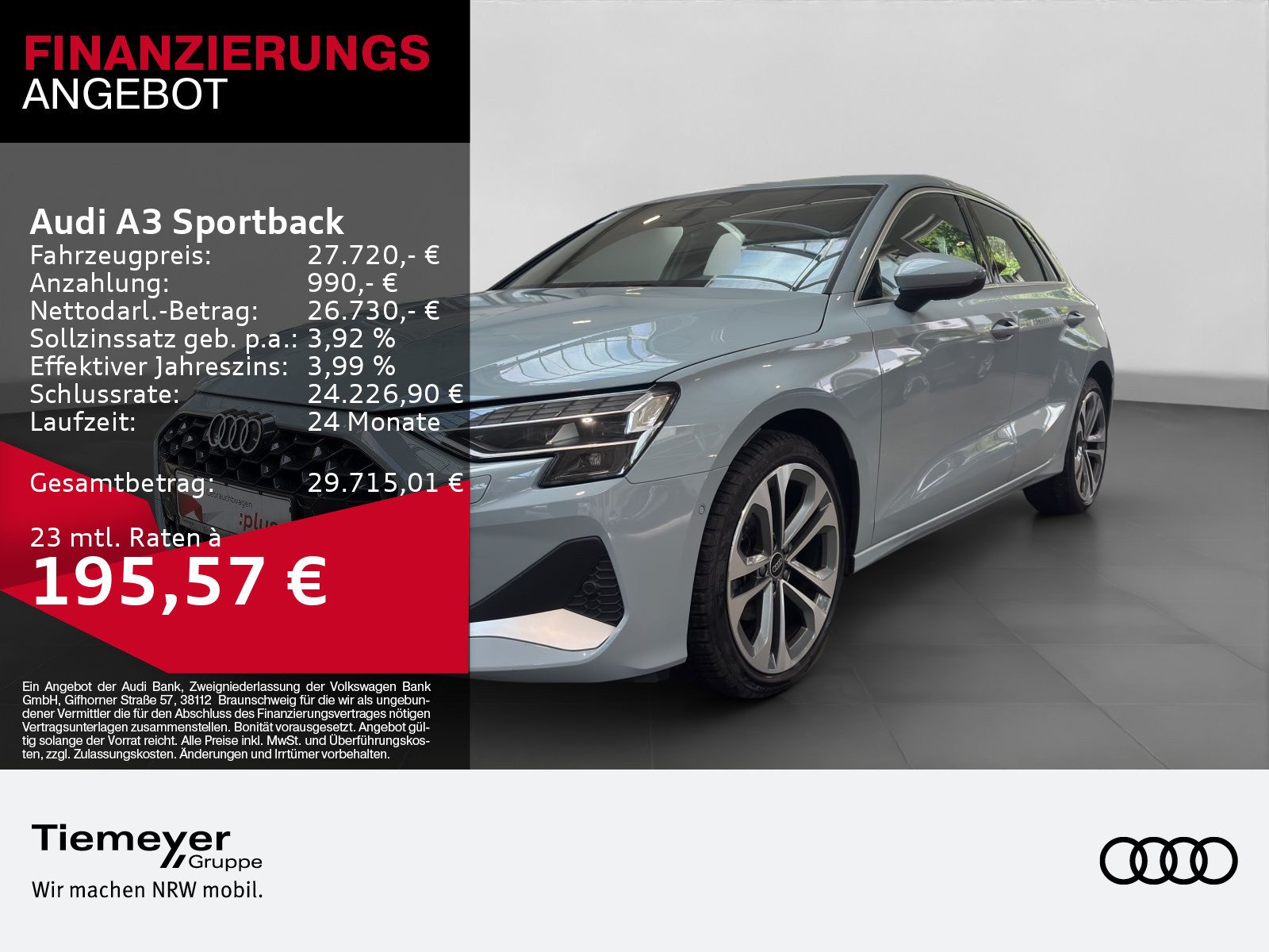 Audi A3 Sportback – Bild 1