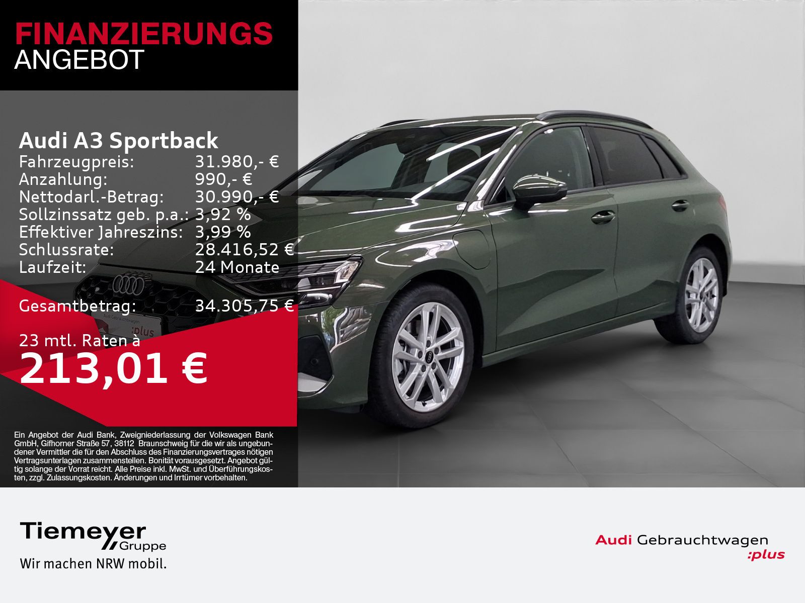 Audi A3 Sportback – Bild 1