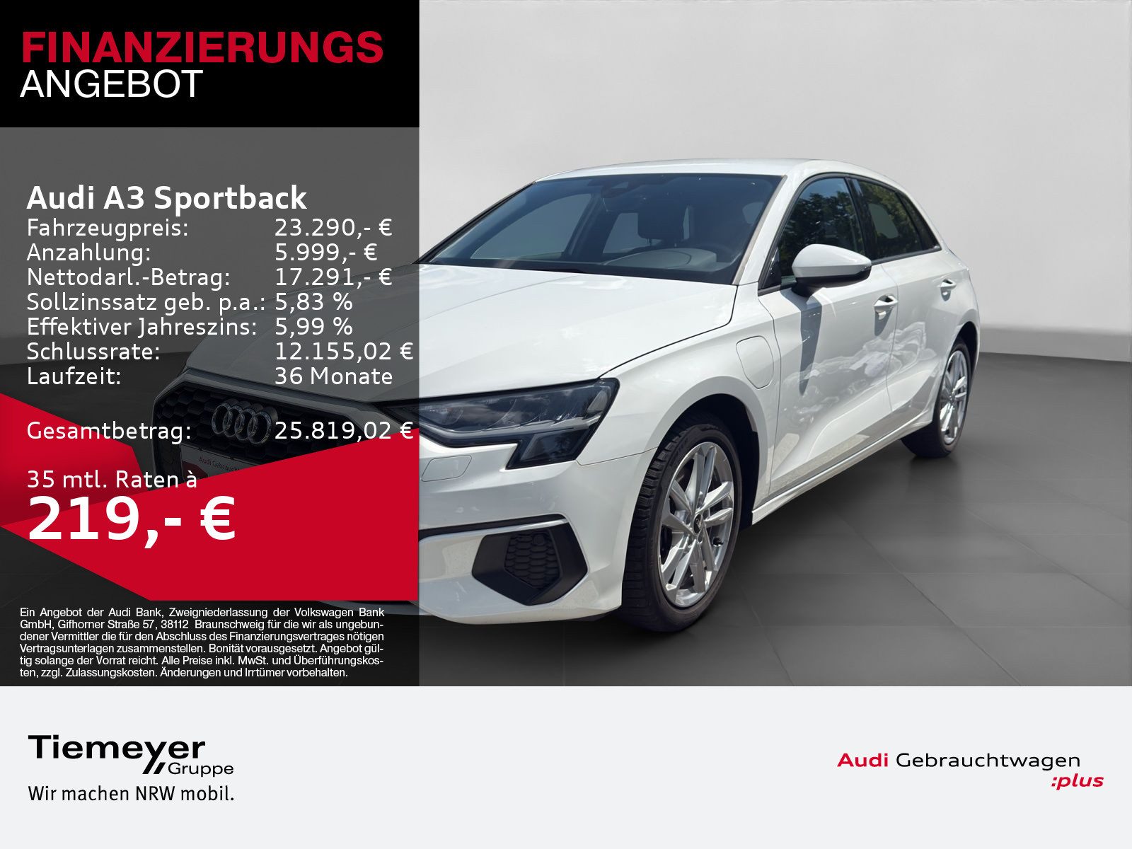 Audi A3 Sportback – Bild 1