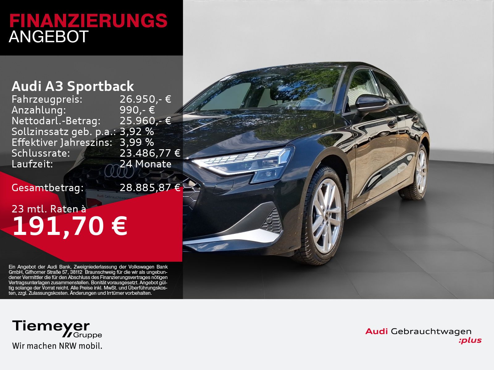 Audi A3 Sportback – Foto 1