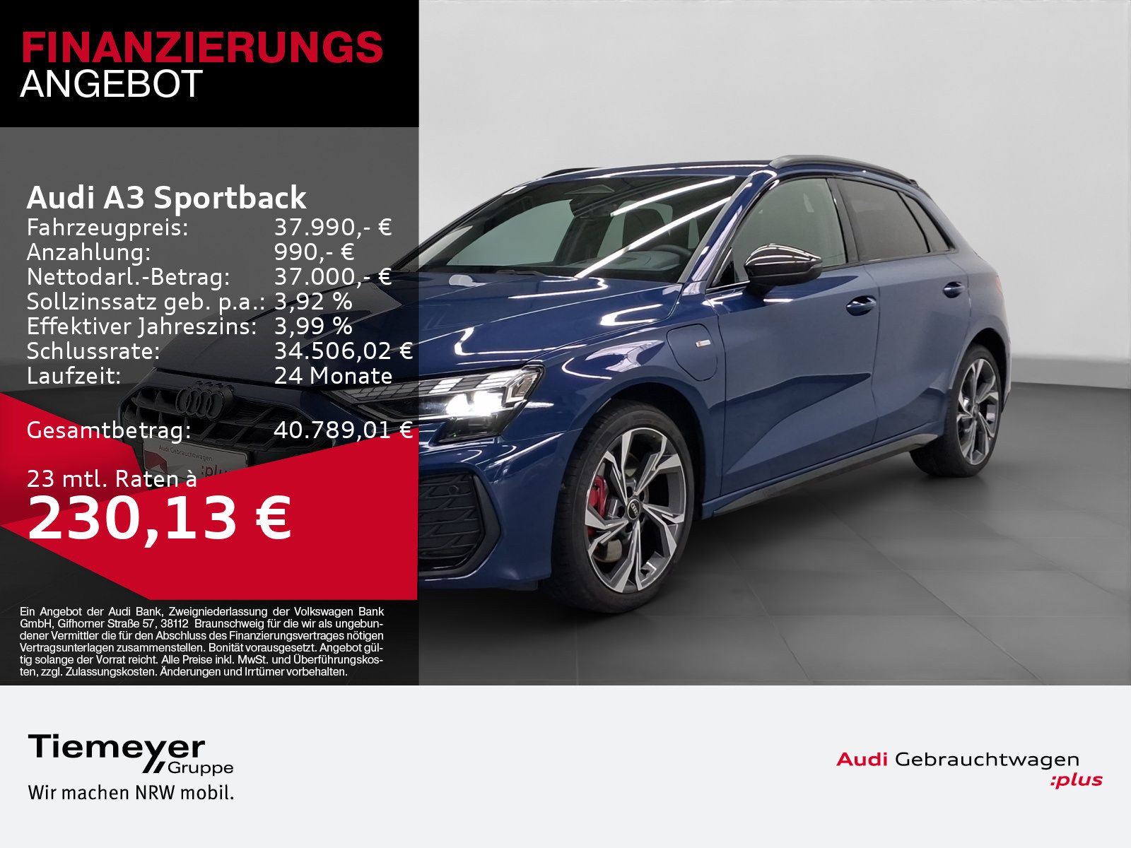 Audi A3 Sportback – Foto 1