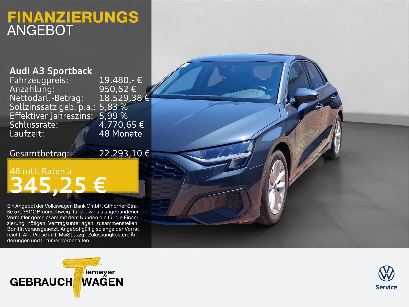 Audi A3 Sportback – Foto 1