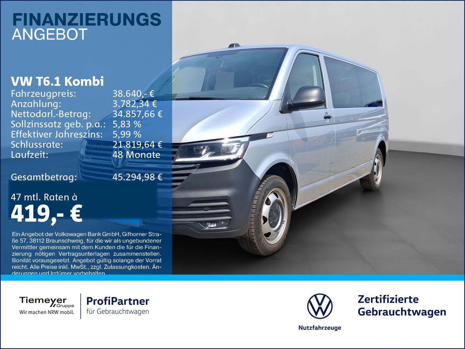 Volkswagen T6.1 Kombi – Bild 1