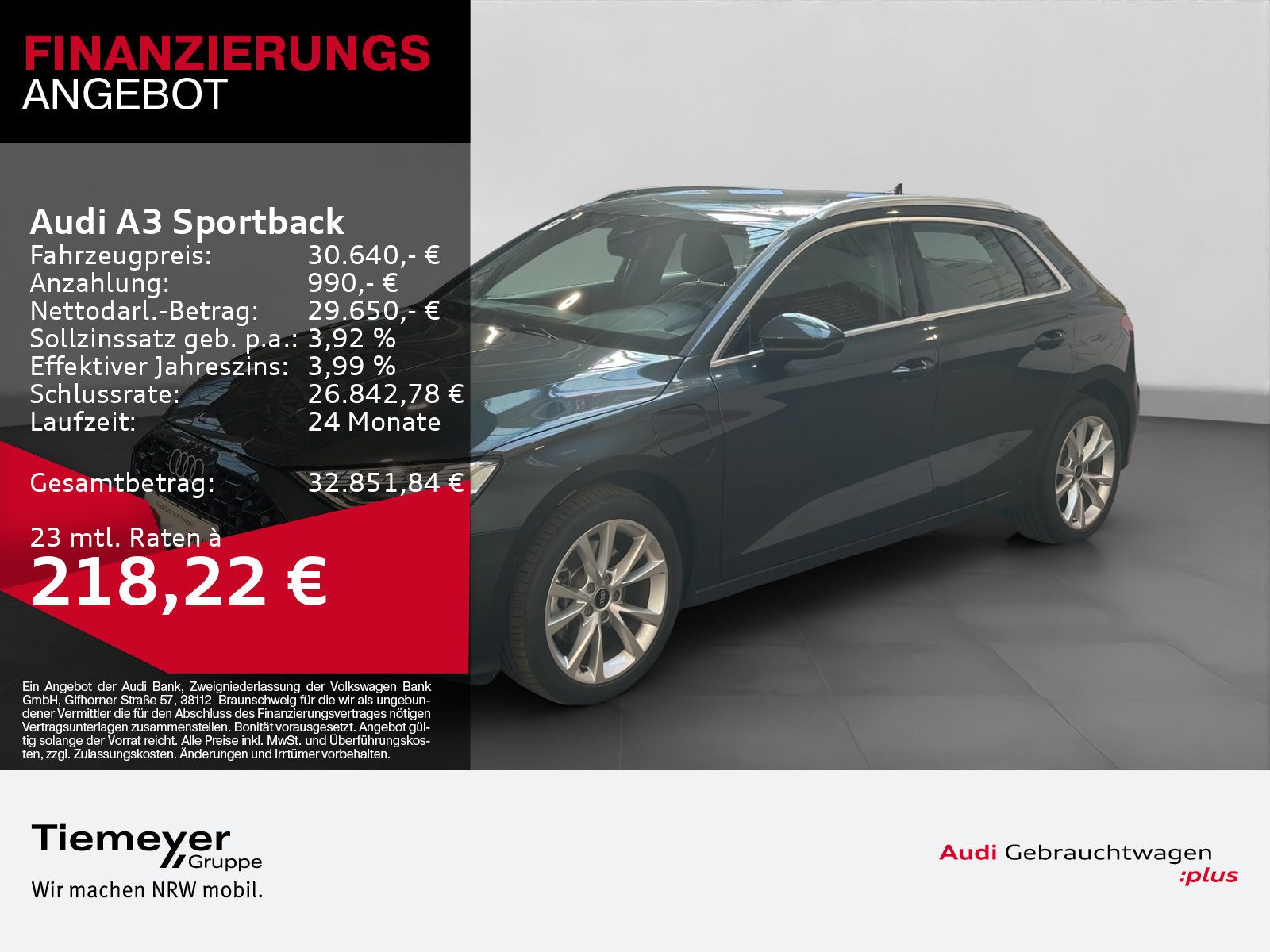 Audi A3 Sportback – Bild 1