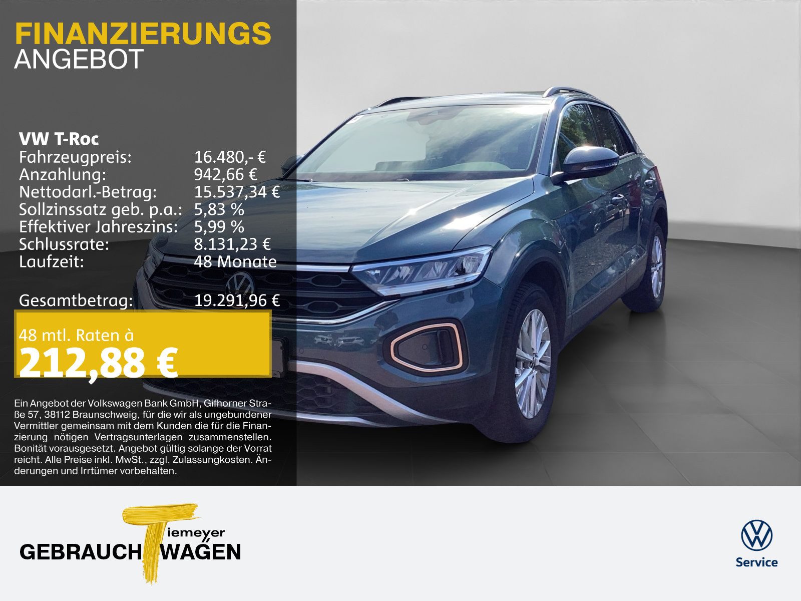 Volkswagen T-Roc – Bild 1