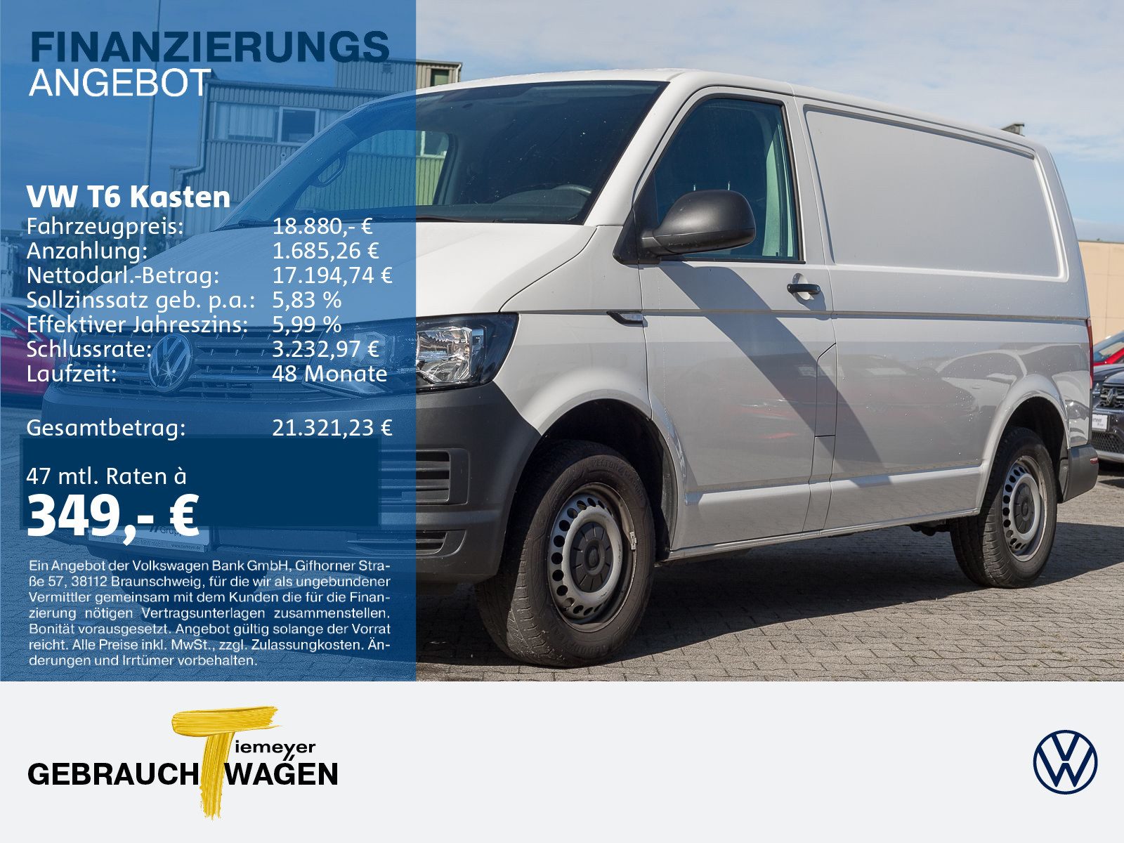Volkswagen T6 Kasten – Bild 1