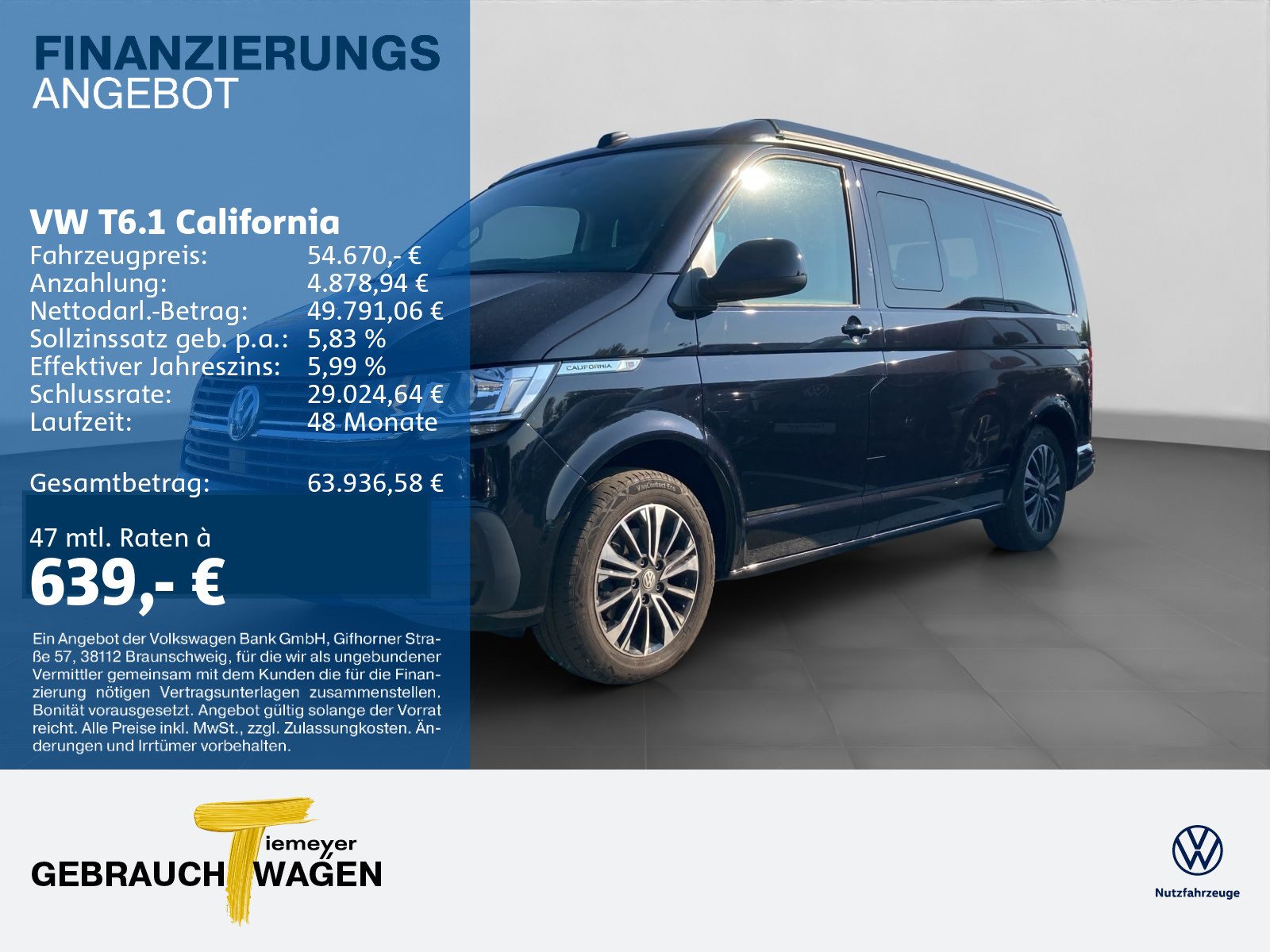 Volkswagen T6.1 California – Bild 1