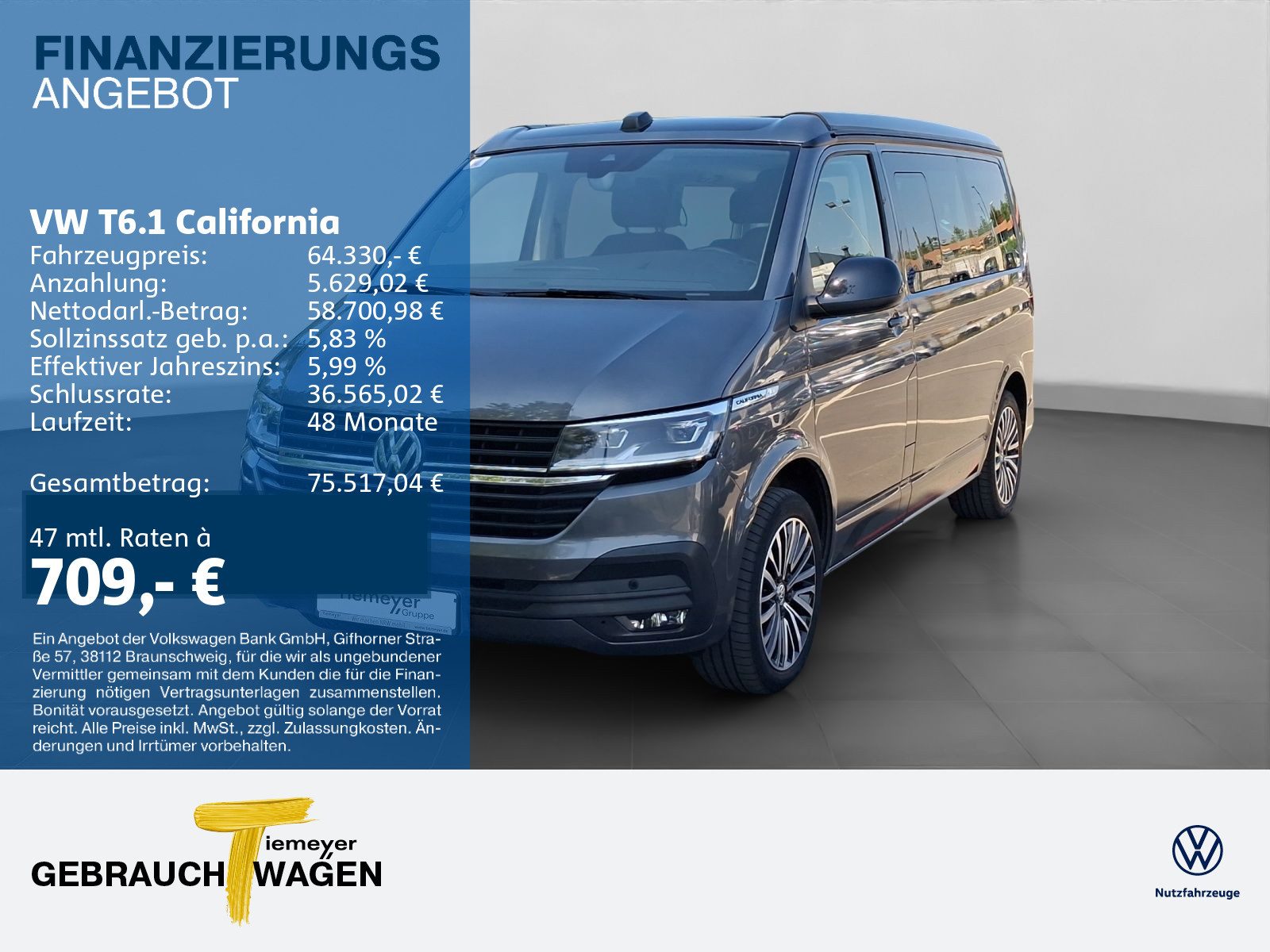 Volkswagen T6.1 California – Bild 1