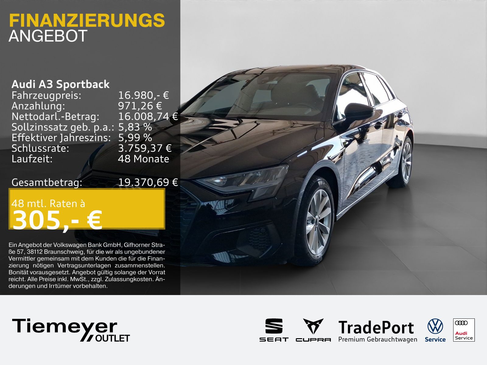 Audi A3 Sportback – Bild 1