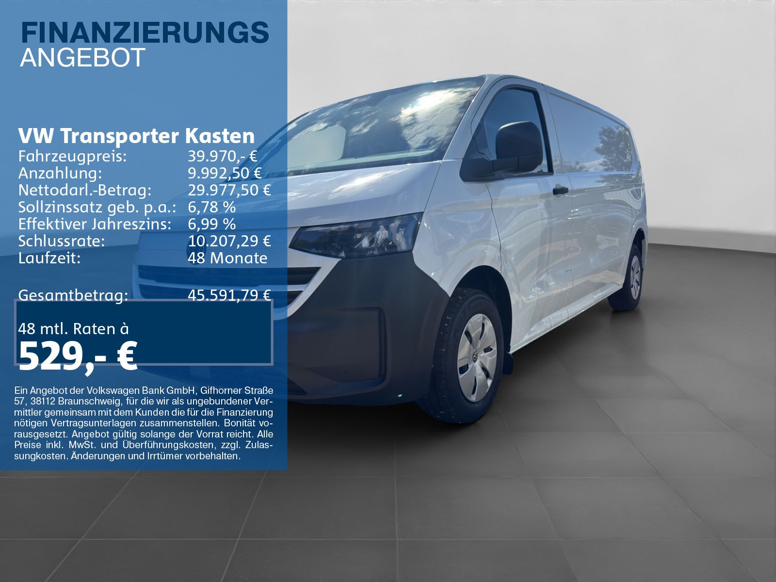 Volkswagen Transporter Kasten – Bild 1