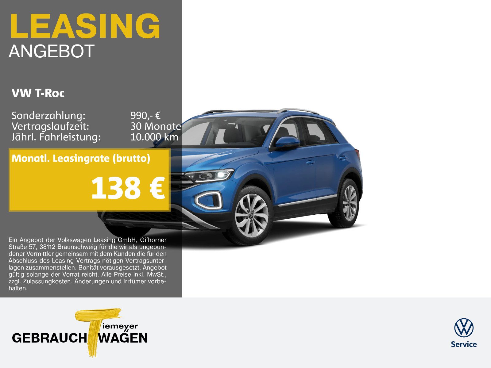 Volkswagen T-Roc – Bild 1