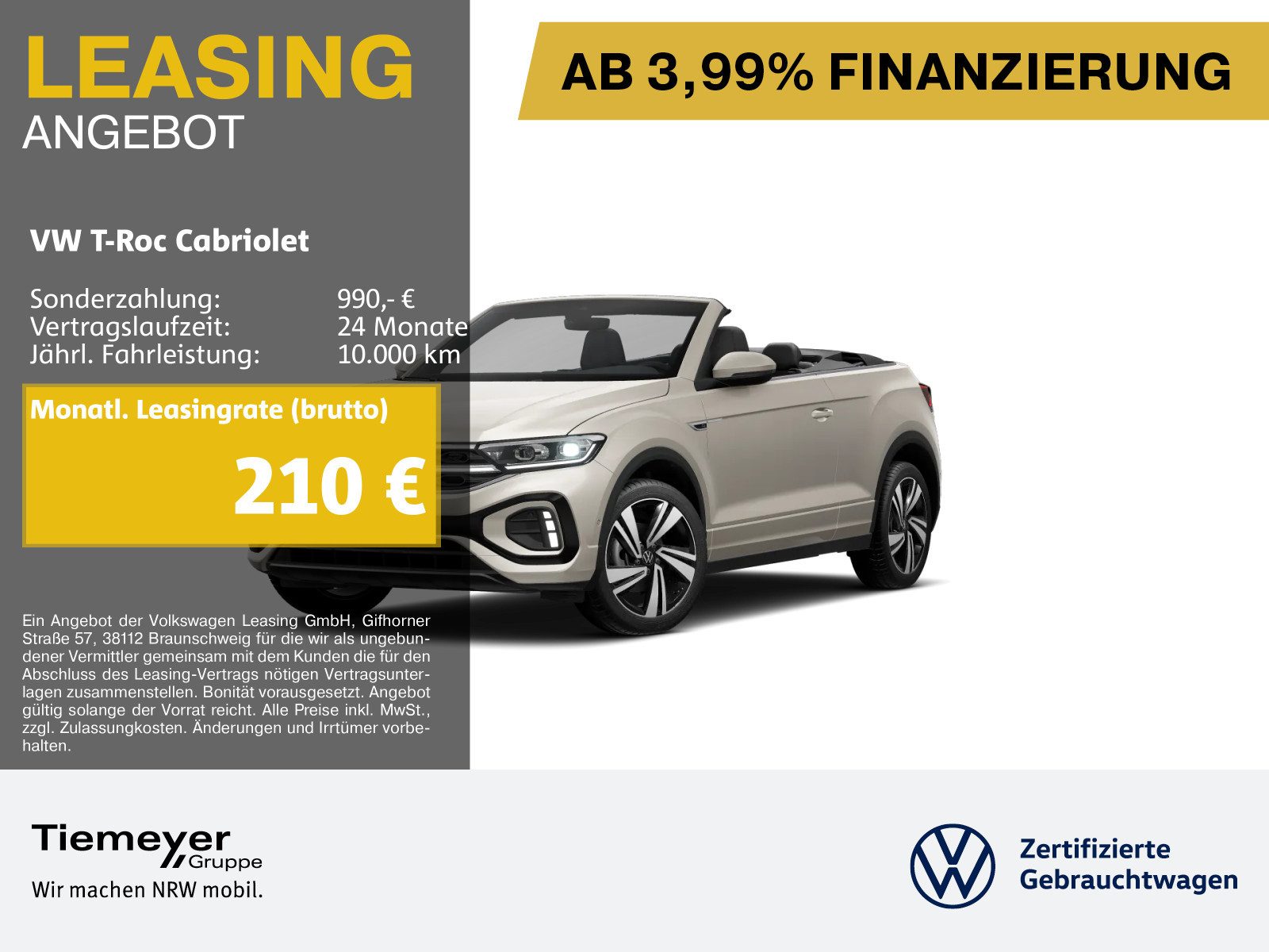 Volkswagen T-Roc Cabriolet – Bild 1