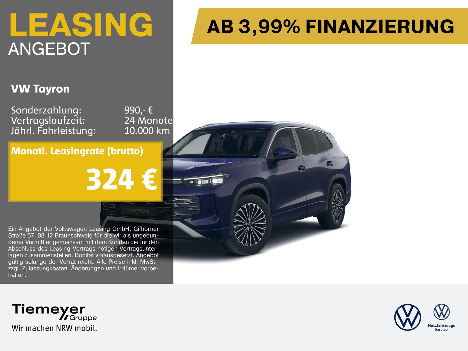 Volkswagen Tayron – Bild 1