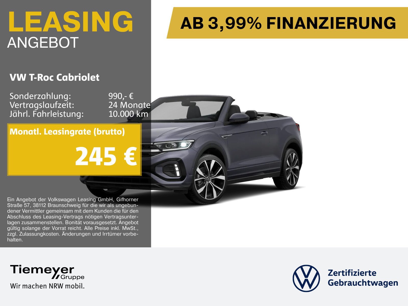 Volkswagen T-Roc Cabriolet – Bild 1