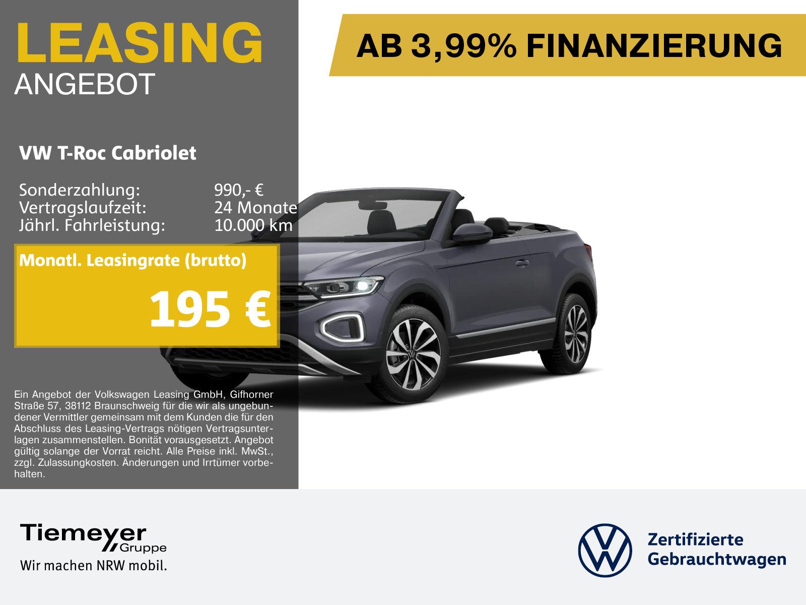 Volkswagen T-Roc Cabriolet – Bild 1